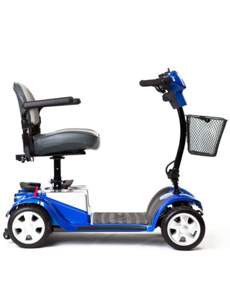 Côté gauche du scooter électrique pour senior Kymco Mini LS en Bleu