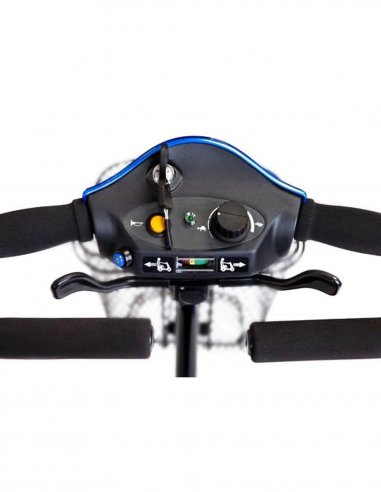 Commandes du scooter médical Kymco Healthcare Mini LS en Bleu