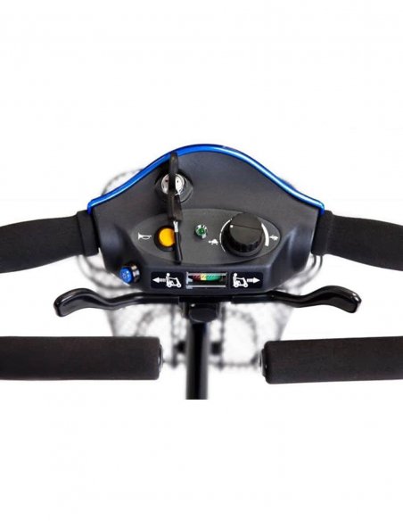 Commandes du scooter médical Kymco Healthcare Mini LS en Bleu