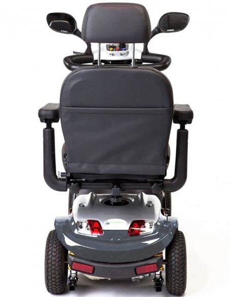 Arrière du scooter électrique de mobilité réduite Kymco Midi XL en Gris