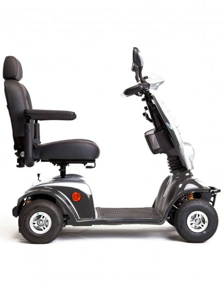 Côté gauche du scooter électrique pour senior Kymco Midi XL en Gris