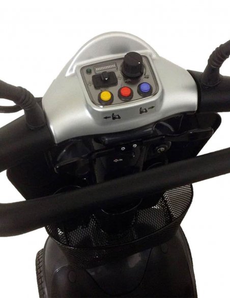 Tableau de bord du scooter PMR médical handicapé Kymco Healthcare Midi XL en Gris