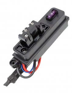 Connecteur batterie pour scooter Pride Gogo Elite, Practicomfort Beaufort, Indépendance Royal Mini