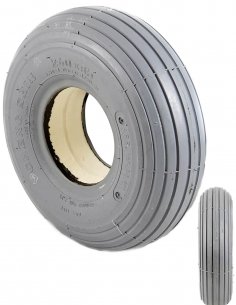 Pneu increvable – GRIS – 260x85 / 3.00-4 C179 de scooter électrique handicapé PMR Indépendance Royale Maxi (essuie avant)