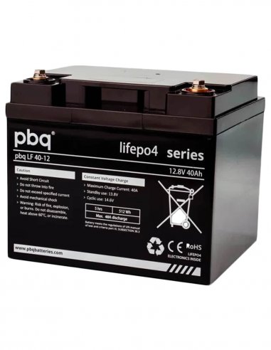 Face avant de batterie Lithium pbq 40Ah pour scooter électrique senior, personne handicapée ou mobilité réduite