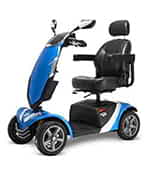 Scooter &eacute;lectrique handicap&eacute; et de mobilit&eacute; r&eacute;duite Rascal Vecta Sport en bleu