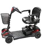 Scooter &eacute;lectrique handicap&eacute; et de mobilit&eacute; r&eacute;duite Rascal Veo en rouge