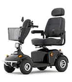 Scooter &eacute;lectrique de mobilit&eacute; r&eacute;duite Rob&eacute; M&eacute;dical Panther 4S en noir