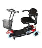 Scooter &eacute;lectrique handicap&eacute; et de mobilit&eacute; r&eacute;duite Robe M&eacute;dical Ego Persona HS 15 en rouge