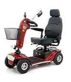 Scooter &eacute;lectrique de mobilit&eacute; r&eacute;duite Shoprider GK10 en rouge