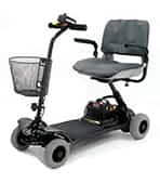 Scooter &eacute;lectrique handicap&eacute; et de mobilit&eacute; r&eacute;duite Shoprider SL7-4 en noir