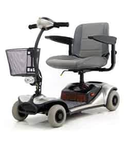 Scooter &eacute;lectrique handicap&eacute; et de mobilit&eacute; r&eacute;duite Shoprider GK8 en gris