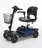 Scooter &eacute;lectrique handicap&eacute; et de mobilit&eacute; r&eacute;duite Vermeiren Antares 4 en bleu