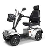 Scooter &eacute;lectrique PMR et handicap&eacute; Vermeiren Carpo 2 SE en gris